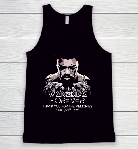 Rip Wakanda 1976 2020 forever thank you for the memories signature Tank Top