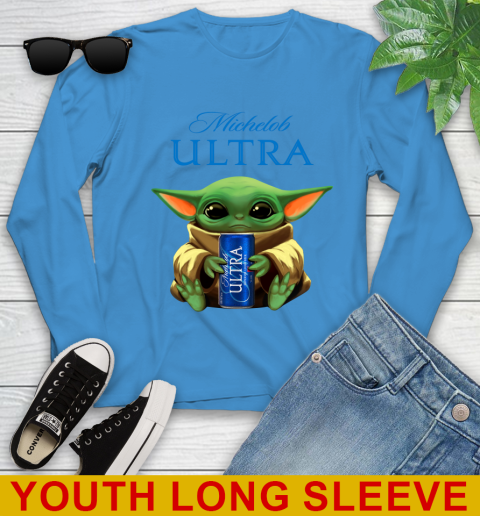 Star Wars Baby Yoda Hugs Michelob Ultra Beer Shirt 129