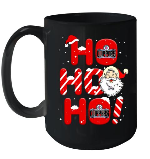 LA Clippers NBA Basketball Ho Ho Ho Santa Claus Merry Christmas Shirt Ceramic Mug 15oz