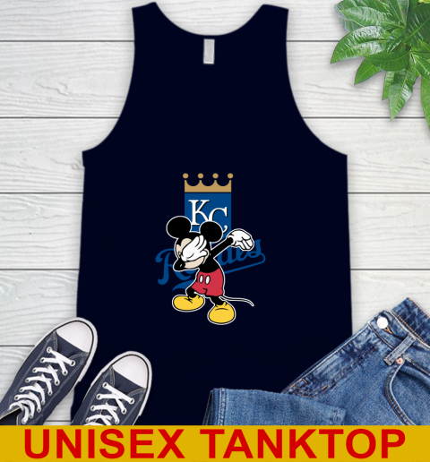Kansas City Royals MLB Baseball Dabbing Mickey Disney Sports Tank Top 3