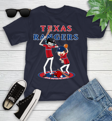 MLB Texas Rangers Rick And Morty Baseball 105