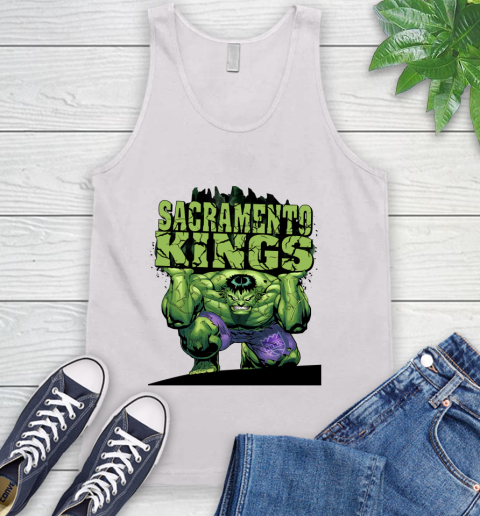 Sacramento Kings NBA Basketball Incredible Hulk Marvel Avengers Sports Tank Top