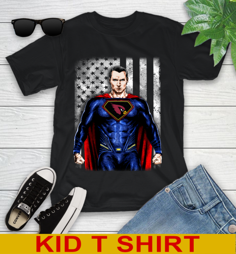 NFL Football Arizona Cardinals Superman DC Shirt Youth T-Shirt