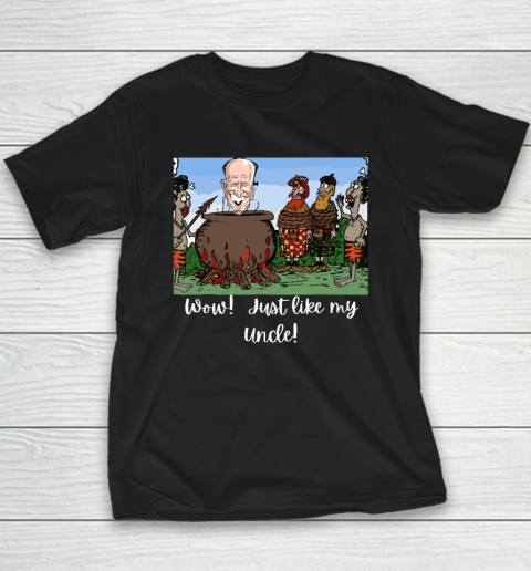 Funny Anti Joe Biden Cannibal Story About His Uncle Youth T-Shirt