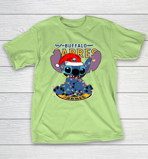 Buffalo Sabres NHL Hockey noel stitch Christmas T-Shirt 6