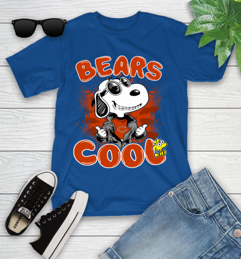 NFL Football Chicago Bears Cool Snoopy Shirt Youth T-Shirt 10