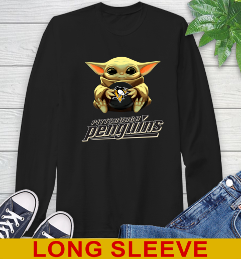 NHL Hockey Pittsburgh Penguins Star Wars Baby Yoda Shirt 59