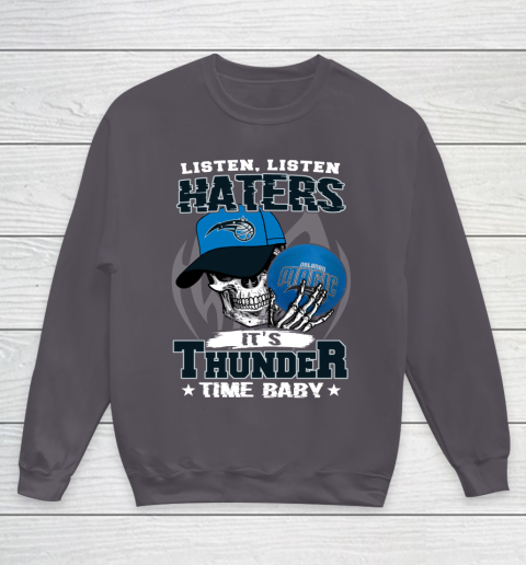 Listen Haters It is MAGIC Time Baby NBA Youth Sweatshirt 5