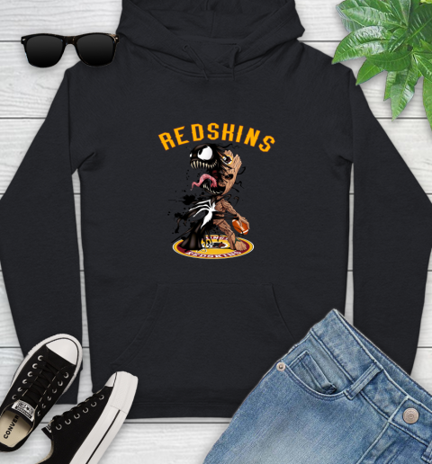 NFL Washington Redskins Football Venom Groot Guardians Of The Galaxy Youth Hoodie 2