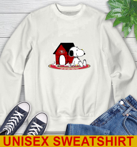 NFL Football San Francisco 49ers Snoopy The Peanuts Movie Shirt Sweatshirt