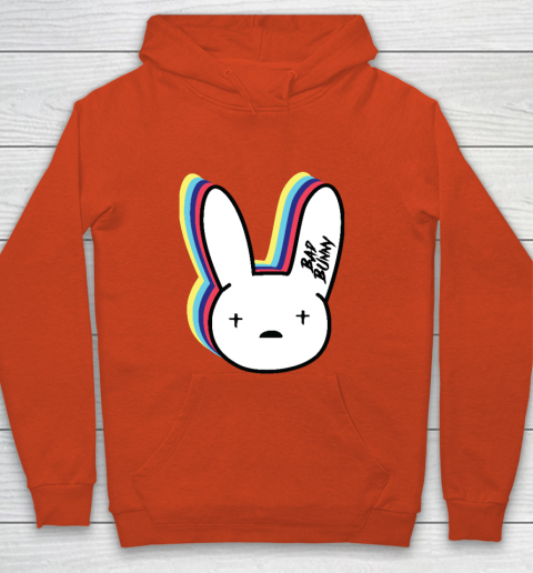 Bad Bunny Logo Youth Hoodie Tee For Sports