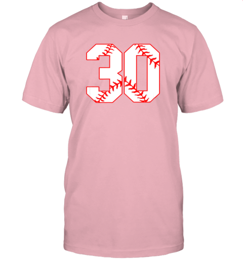 wezu thirtieth birthday party 30th baseball shirt born 1989 jersey t shirt 60 front pink