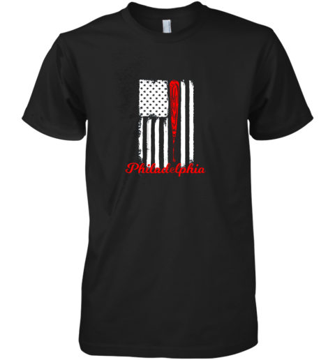 Philadelphia Baseball Flag Shirt For Philly Baseball Fans Premium Men's T-Shirt