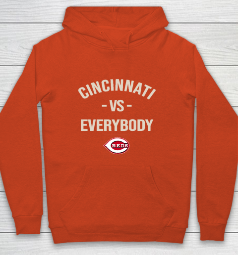 Cincinnati Reds Vs Everybody Youth Hoodie 3