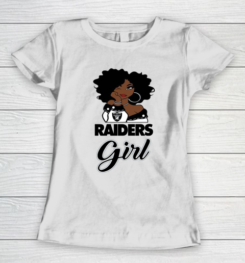 Oakland Raiders Girl NFL Women's T-Shirt 3