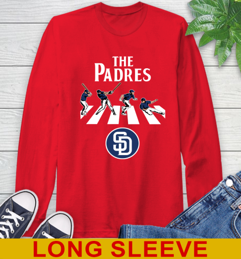 MLB Baseball San Diego Padres The Beatles Rock Band Shirt Long Sleeve T-Shirt 12