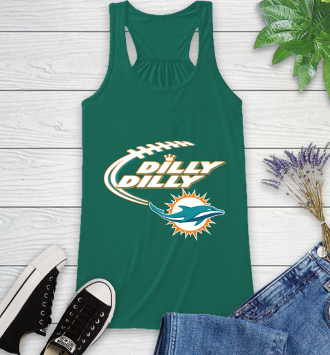 NFL Miami Dolphins Dilly Dilly Football Sports Racerback Tank 7