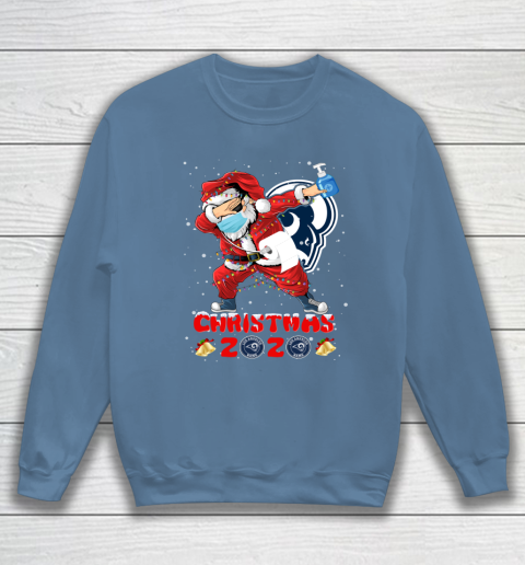 Los Angeles Rams Funny Santa Claus Dabbing Christmas 2020 NFL Sweatshirt 6