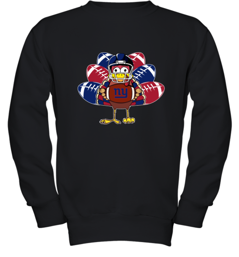 New York Giants Turkey Football Thanksgiving Youth Sweatshirt