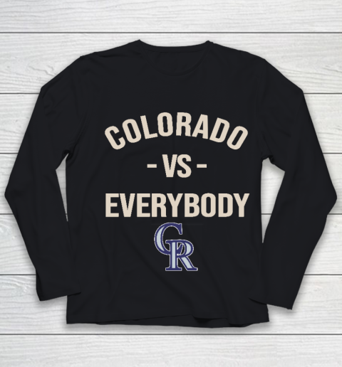 Colorado Rockies Vs Everybody Youth Long Sleeve