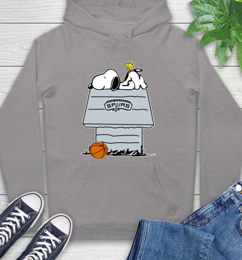 San Antonio Spurs NBA Basketball Snoopy Woodstock The Peanuts Movie Hoodie 6
