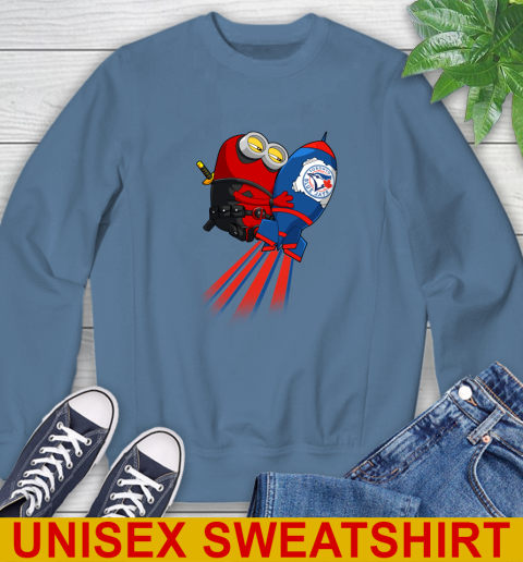 MLB Baseball Toronto Blue Jays Deadpool Minion Marvel Shirt Sweatshirt 10