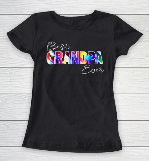 GrandFather gift shirt Mens Best Grandpa Ever, Matching Grand dad Baby Love Geometric T Shirt Women's T-Shirt