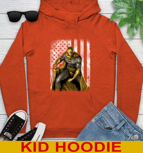 Denver Nuggets NBA Basketball Batman DC American Flag Shirt Youth Hoodie 4