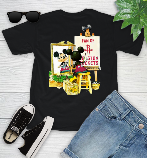 NBA Basketball Houston Rockets Mickey Drawing Shirt 94