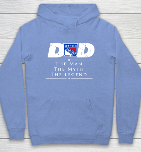 New York Rangers NHL Ice Hockey Dad The Man The Myth The Legend Hoodie 8