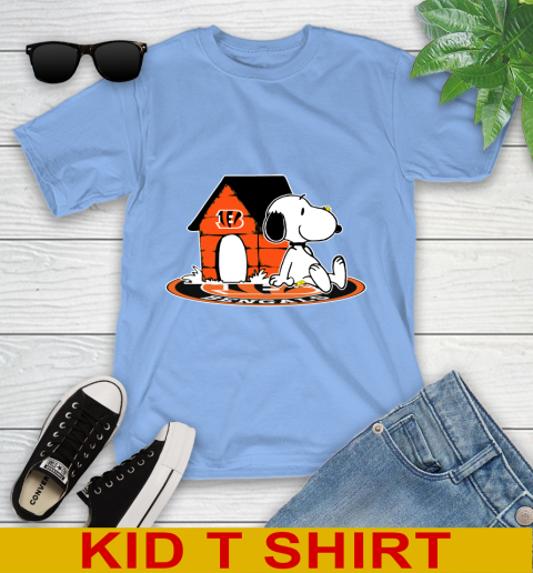 NFL Football Cincinnati Bengals Snoopy The Peanuts Movie Shirt Youth T-Shirt 11