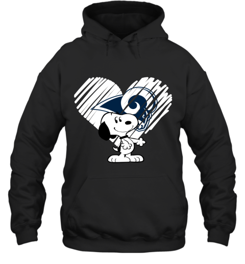 A Happy Christmas With Los Angeles Rám Snoopy Hoodie