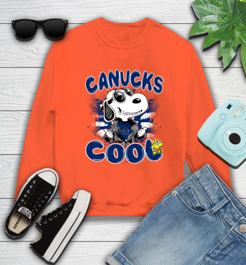 NHL Hockey Vancouver Canucks Cool Snoopy Shirt Sweatshirt 3