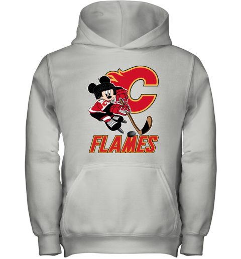 Calgary Flames Kids Hoodie hockey pink NHL size small hooded sweatshirt