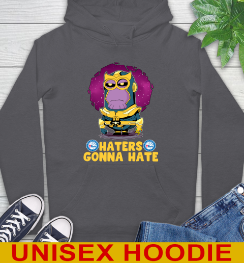 NBA Basketball Philadelphia 76ers Haters Gonna Hate Thanos Minion Marvel Shirt Hoodie 7