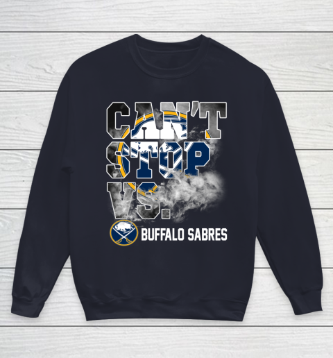 NHL Buffalo Sabres Hockey Can't Stop Vs Youth Sweatshirt 2
