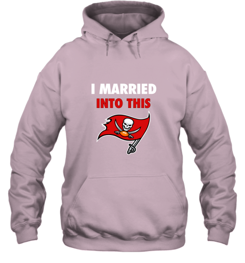 lksx i married into this tampa bay buccaneers football nfl hoodie 23 front light pink