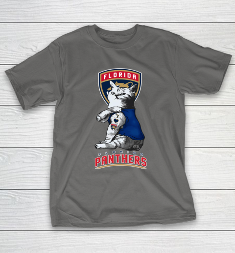 NHL My Cat Loves Florida Panthers Hockey T-Shirt 8