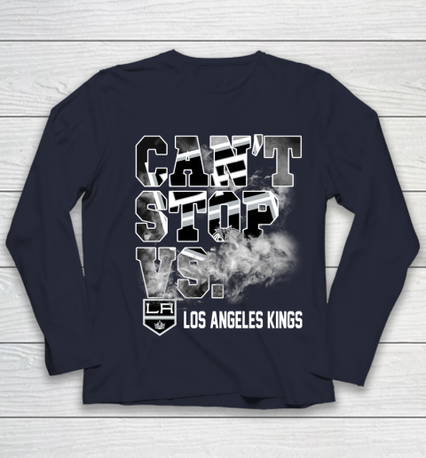 NHL Los Angeles Kings Hockey Can't Stop Vs Youth Long Sleeve 2