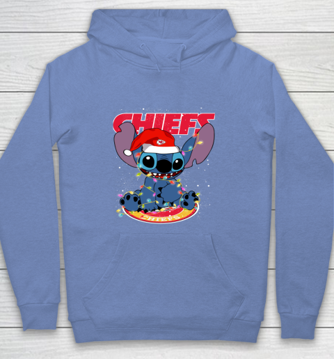 Kansas City Chiefs NFL Football noel stitch Christmas Youth Hoodie 7