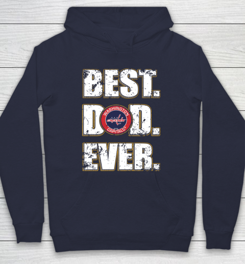 NHL Washington Capitals Hockey Best Dad Ever Family Shirt Hoodie 2