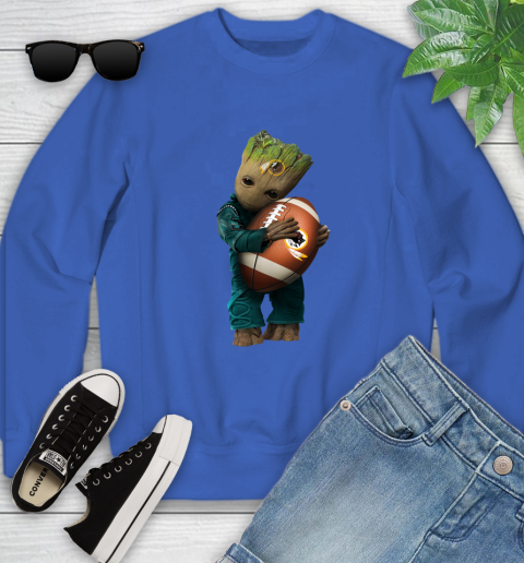 NFL Groot Guardians Of The Galaxy Football Sports Washington Redskins Youth Sweatshirt 8