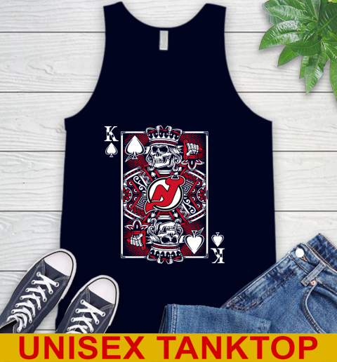 New Jersey Devils NHL Hockey The King Of Spades Death Cards Shirt Tank Top 2