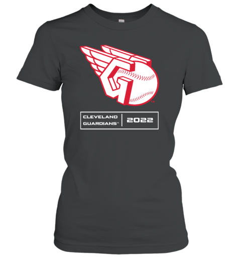 Shop Men's Cleveland Guardians Anthracite Season Pattern Women's T-Shirt