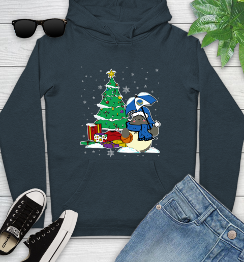 Golden State Warriors NBA Basketball Cute Tonari No Totoro Christmas Sports Youth Hoodie 10