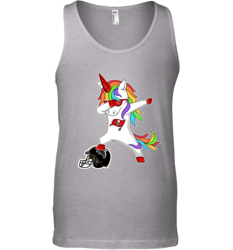 Football Dabbing Unicorn Steps On Helmet Tampa Bay Buccaneers Tank Top