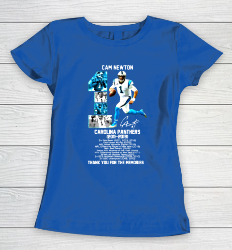 Womens blue deals cam newton jersey