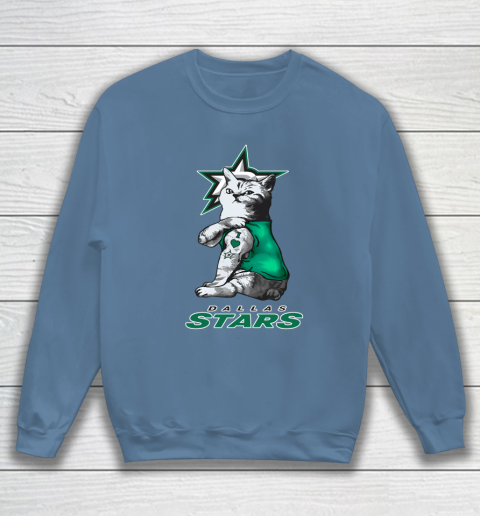 NHL My Cat Loves Dallas Stars Hockey Sweatshirt 6