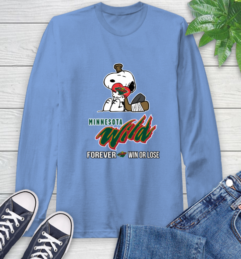 NHL The Peanuts Movie Snoopy Forever Win Or Lose Hockey Minnesota Wild 68