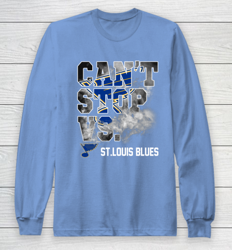 NHL St.Louis Blues Hockey Can't Stop Vs Long Sleeve T-Shirt 8